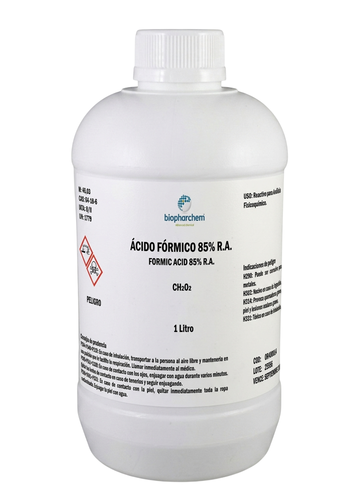 ÁCIDO FÓRMICO 85% R.A