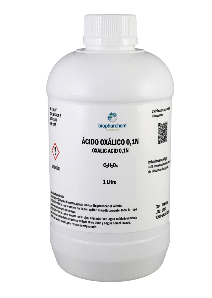ÁCIDO OXÁLICO ESTANDARIZADO 0,1N