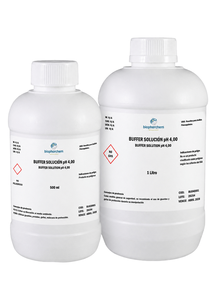 BUFFER SOLUCION PH 4,00