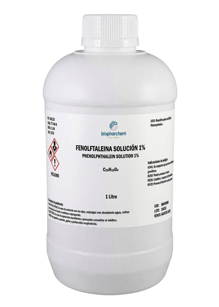 FENOLFTALEINA 1% SOLUCION