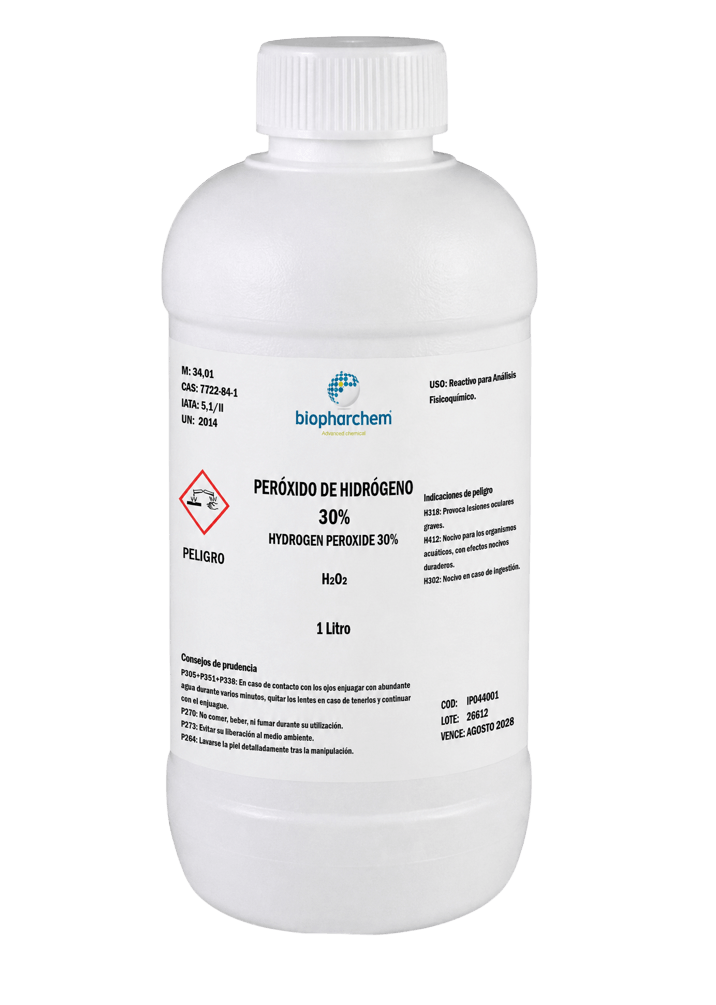 PEROXIDO DE HIDROGENO 30%